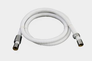 廠(chǎng)家批發(fā)1-2米PVC全白大口徑波紋凹凸管淋浴花灑軟管